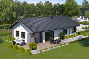  Projekt domu przy Pastelowej 22 (KRK1660) - projekt domu parterowego - Zdjęcie 2