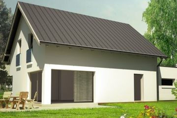  Projekt domu eko Typowy 11 (KKE1011) - projekt domu parterowego z poddaszem - Zdjęcie 2