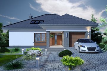  Projekt domu Domidea 2 (WAC1001) - projekt domu parterowego - Zdjęcie 3