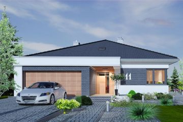  Projekt domu Domidea 3 w4 (WAC1108) - projekt domu parterowego - Zdjęcie 1