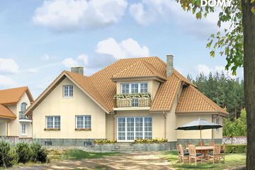  Projekt domu Forsycja (BSA1067) - projekt domu parterowego z poddaszem - Zdjęcie 2