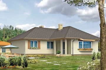  Projekt domu Harfa (BSA1070) - projekt domu parterowego - Zdjęcie 2