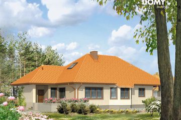 Projekt domu Malwa 3 (BSA1073) - projekt domu parterowego z poddaszem - Zdjęcie 2