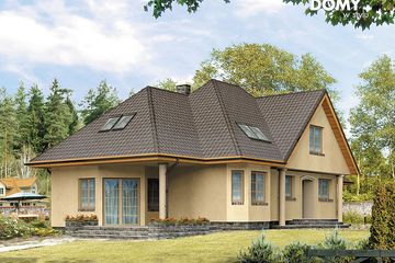  Projekt domu Refren (BSA1075) - projekt domu parterowego z poddaszem - Zdjęcie 2