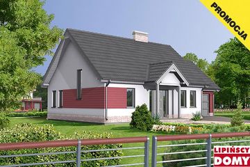  Projekt domu Oletta (LMP02) (WRB1074) - projekt domu parterowego z poddaszem - Zdjęcie 1