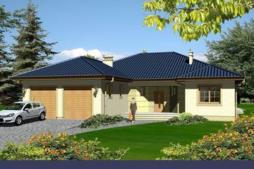  Projekt domu ORCHIDEA (WOA1005) - projekt domu parterowego - Zdjęcie 1