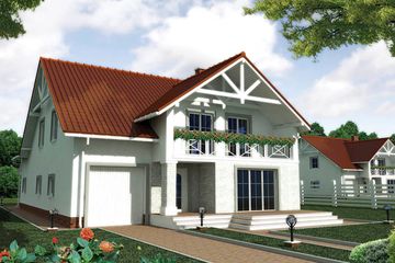  Projekt domu CIRUELLA (SLO1007) - projekt domu parterowego z poddaszem - Zdjęcie 1