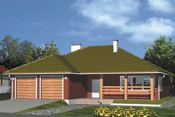  Projekt domu PATRYCJA (WRA1106) - projekt domu parterowego - Zdjęcie 1