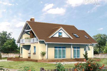  Projekt domu Luśka (BSA1399) - projekt domu parterowego z poddaszem - Zdjęcie 2