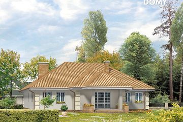  Projekt domu Kaprys 2 (BSA1417) - projekt domu parterowego - Zdjęcie 2