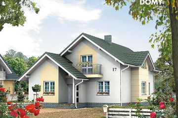  Projekt domu Kryśka (BSA1425) - projekt domu parterowego z poddaszem - Zdjęcie 1
