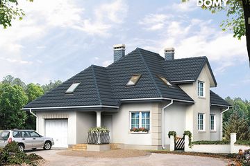  Projekt domu Viola 5 (BSA1441) - projekt domu parterowego z poddaszem - Zdjęcie 1