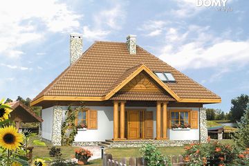  Projekt domu Orkan 2 (BSA1452) - projekt domu parterowego z poddaszem - Zdjęcie 1