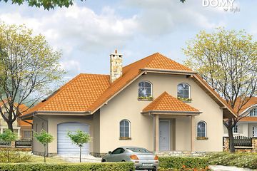  Projekt domu Edyta (BSA1518) - projekt domu parterowego z poddaszem - Zdjęcie 1