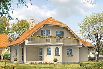  Projekt domu Edyta (BSA1518) - projekt domu parterowego z poddaszem - Zdjęcie 2