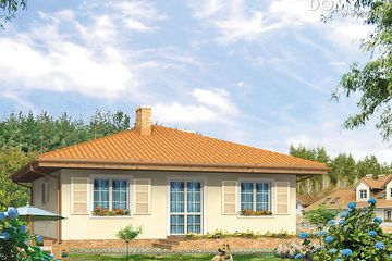  Projekt domu Elka (BSA1519) - projekt domu parterowego - Zdjęcie 2