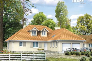  Projekt domu Etiuda 2 (BSA1520) - projekt domu parterowego z poddaszem - Zdjęcie 1