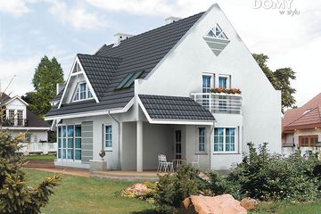  Projekt domu Frezja (BSA1524) - projekt domu parterowego z poddaszem - Zdjęcie 2