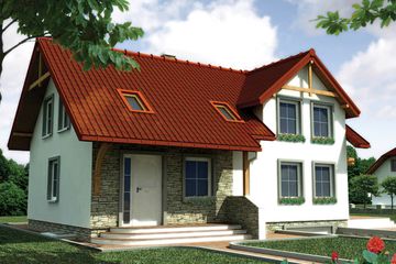  Projekt domu AJO (SLO1013) - projekt domu parterowego z poddaszem - Zdjęcie 2