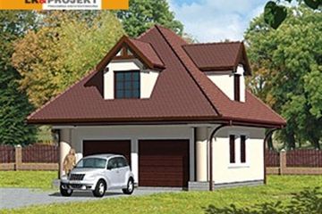  Projekt garażu G31 (KRJ1621) - projekt garażu parterowego - Zdjęcie 2