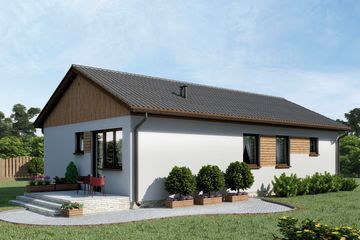  Projekt domu D 85 JAROSŁAW murowany(duplikat) (WAI1103) - projekt domu parterowego - Zdjęcie 2