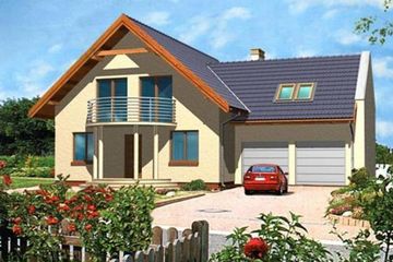  Projekt domu Marina (KRH1010) - projekt domu parterowego z poddaszem - Zdjęcie 2