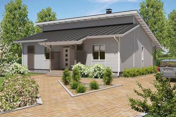  Projekt domu 96-1 (LOA1002) - projekt domu parterowego - Zdjęcie 1