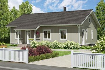  Projekt domu 114-1 (LOA1008) - projekt domu parterowego - Zdjęcie 1