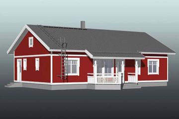  Projekt domu 114-1 (LOA1008) - projekt domu parterowego - Zdjęcie 2