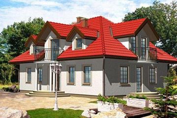  Projekt domu Ravenna (KRH1017) - projekt domu parterowego z poddaszem - Zdjęcie 2