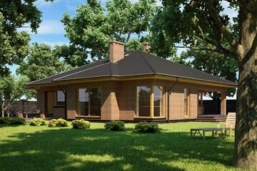  Projekt domu DZD1 (KRO1000) - projekt domu parterowego - Zdjęcie 1