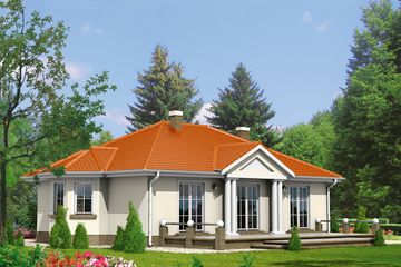  Projekt domu AMELIN (KRP1010) - projekt domu parterowego - Zdjęcie 2