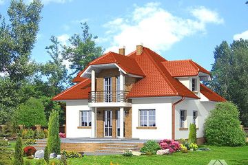  Projekt domu Borków 2 (KRP1205) - projekt domu parterowego z poddaszem - Zdjęcie 2