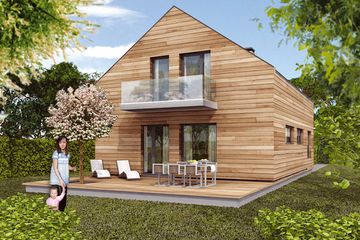  Projekt domu LASOWISKO MODERN (KRR1000) - projekt domu parterowego z poddaszem - Zdjęcie 2