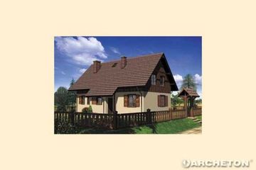  Projekt domu TATARAK (KRD1341) - projekt domu parterowego z poddaszem - Zdjęcie 1