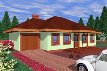  Projekt domu Mut (SLB1088) - projekt domu parterowego - Zdjęcie 1