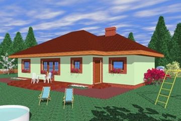  Projekt domu Mut (SLB1088) - projekt domu parterowego - Zdjęcie 2