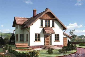  Projekt domu Gawrosz (KRD1347) - projekt domu parterowego z poddaszem - Zdjęcie 1