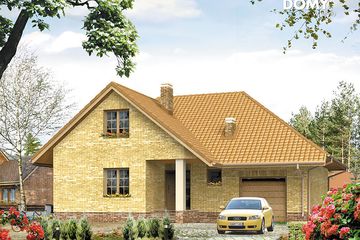  Projekt domu Wiking 2 (BSA1121) - projekt domu parterowego z poddaszem - Zdjęcie 1