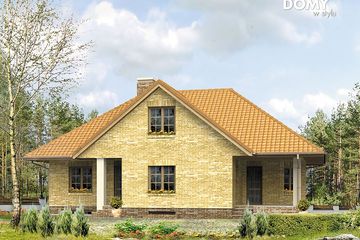  Projekt domu Wiking 2 (BSA1121) - projekt domu parterowego z poddaszem - Zdjęcie 2