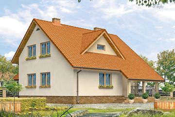  Projekt domu Grab 2 (BSA1128) - projekt domu parterowego z poddaszem - Zdjęcie 2