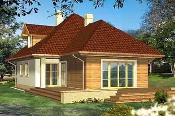  Projekt domu ASTRUM (WRH1082) - projekt domu parterowego z poddaszem - Zdjęcie 2