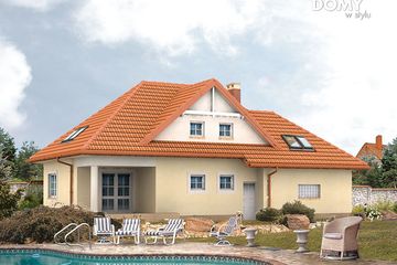  Projekt domu Viola 2 (BSA1134) - projekt domu parterowego z poddaszem - Zdjęcie 2