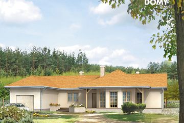  Projekt domu Fraza silka (BSA1100) - projekt domu parterowego - Zdjęcie 2