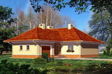  Projekt domu Teja I Pn (WRH1152) - projekt domu parterowego - Zdjęcie 1