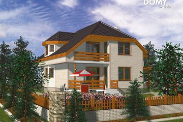  Projekt domu Topola dr-S (BSA1136) - projekt domu parterowego z poddaszem - Zdjęcie 2