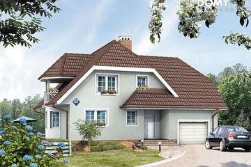  Projekt domu Koncert 2 (BSA1137) - projekt domu parterowego z poddaszem - Zdjęcie 1