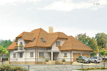  Projekt domu Sonata 3 (BSA1145) - projekt domu parterowego z poddaszem - Zdjęcie 1