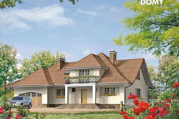  Projekt domu Akord 3 (BSA1146) - projekt domu parterowego z poddaszem - Zdjęcie 1