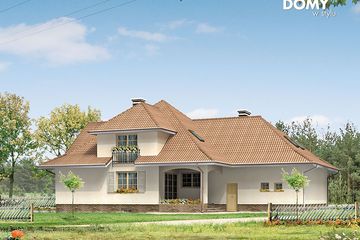  Projekt domu Akord 3 (BSA1146) - projekt domu parterowego z poddaszem - Zdjęcie 2